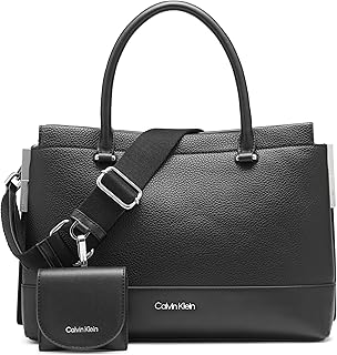Calvin Klein womens Bianca Triple Compartment Satchel