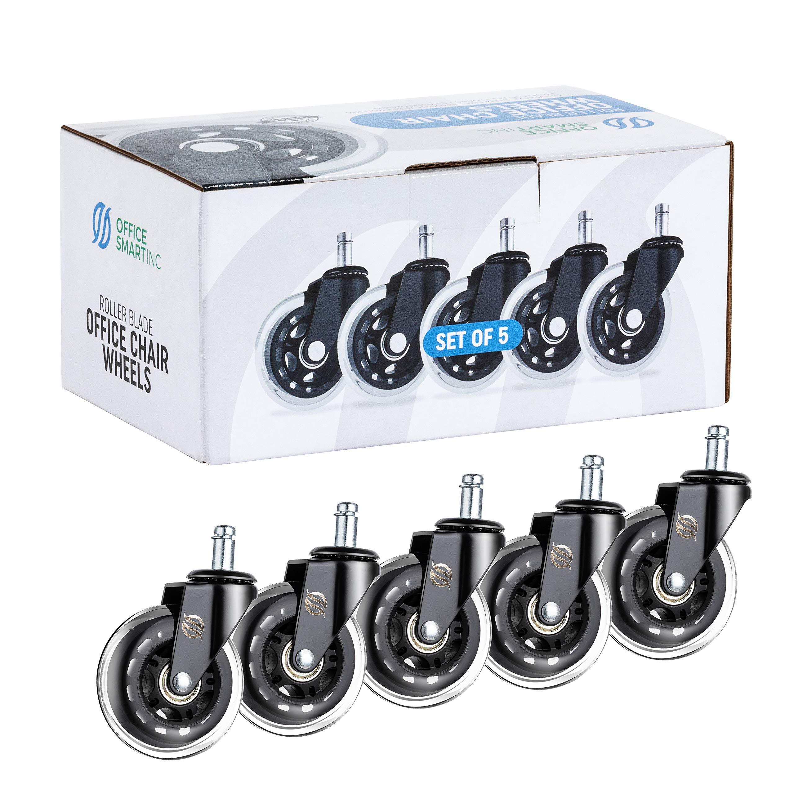 Buy Office Chair Caster Wheels By Office Smart Inc, Smooth, Durable
