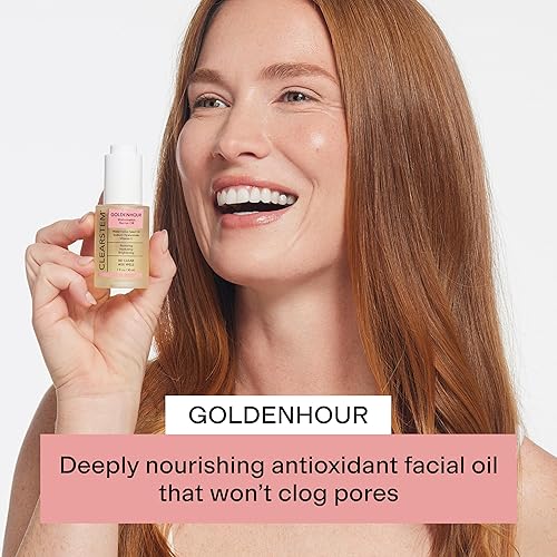 Miniatura 2 de CLEARSTEM GOLDENHOUR Aceite facial hidratante  Aceite facial para mujeres para hidratación profunda del rostro  Aceite de vitamina C no comedogénico
