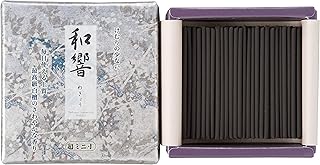 Shorindo Japanese Sandalwood Incense Sticks Wakyo Less Smoke Type Mini Short Sticks - 2.4 inches 195 Sticks - Made in Japan