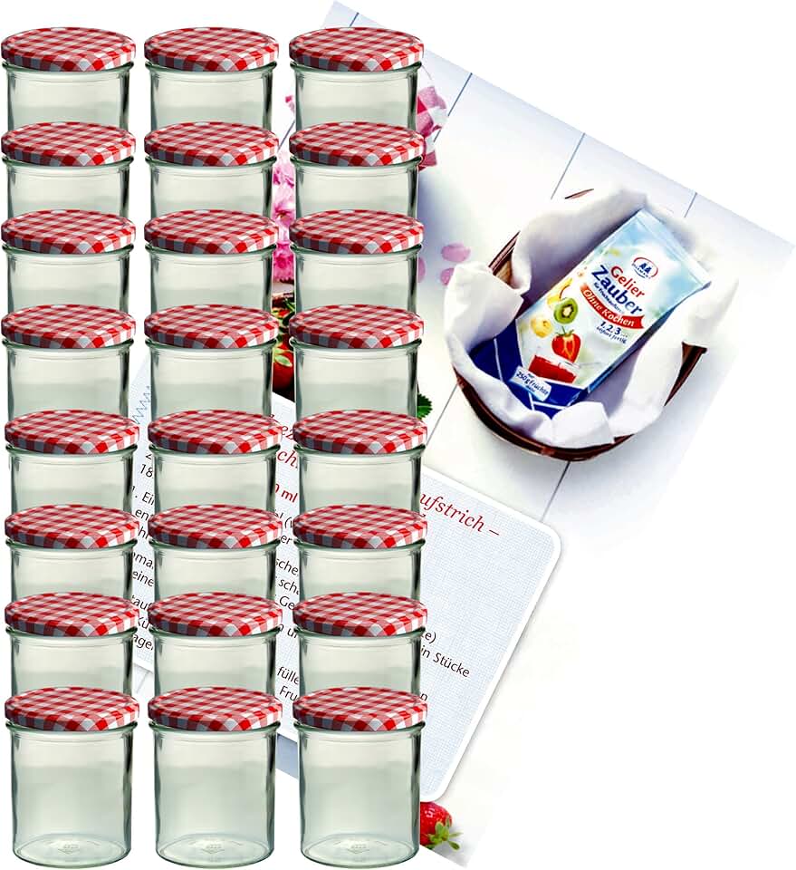 MamboCat Lot De 40 Bocaux En Verre De 230 Ml Avec Couvercle | FindTheDeal