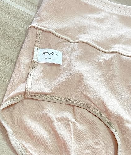 Miniatura 6 de Ropa interior para mujer, de cintura alta, de algodón, suave, elástica, transpirable, paquete de 5