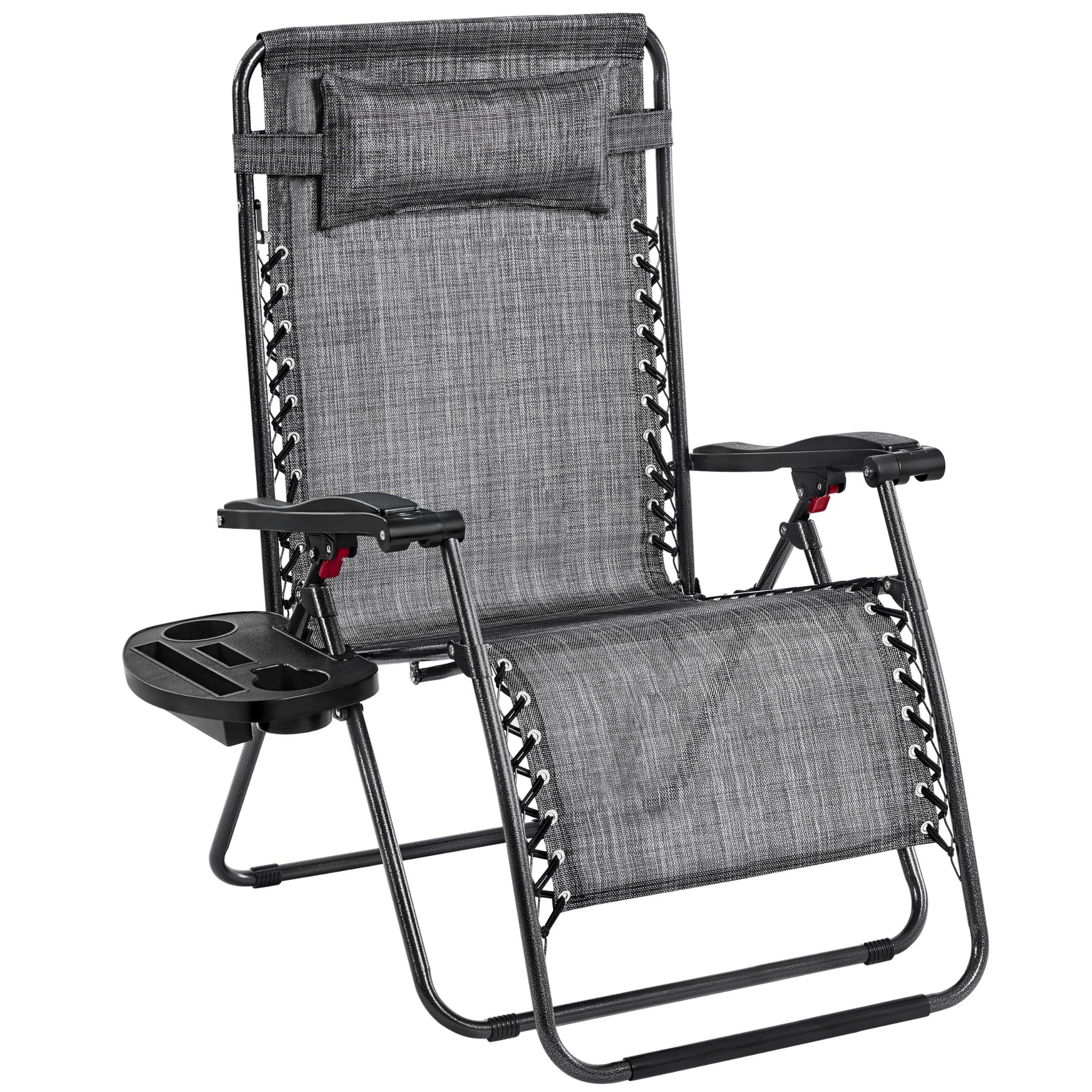 Amazon.com: Yaheetech 29inch Zero Gravity Chairs w/Pillows & Cup