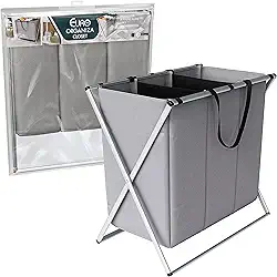 Euro Home - Organizador dobrável de Roupas Sujas com 3 Compartimentos - ORG0686