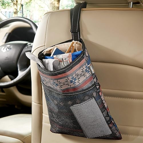 Miniatura 2 de HIGH ROAD - Bolsa de basura para automóvil con forro a prueba de fugas y bolsillo de almacenamiento