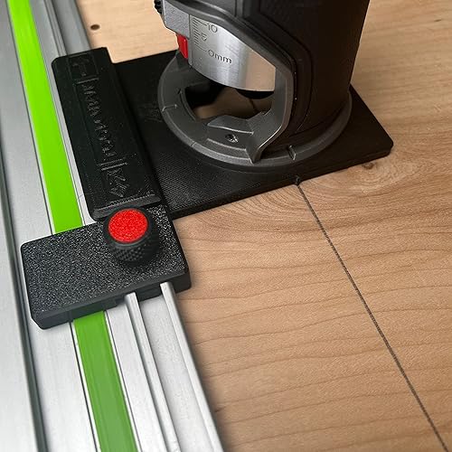 Miniatura 3 de ToolCurve Adaptador de riel de guía compatible con el enrutador Milwaukee, fabricado en Estados Unidos