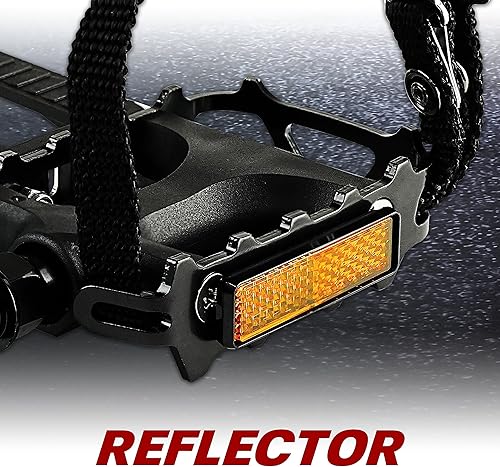 Miniatura 5 de BV Bike Pedal - Universal Fit Bicycle Pedals 916" Compatible, Non-Slip & Durable Lightweight, Fits Most Adult Bikes & MTB Bicycles