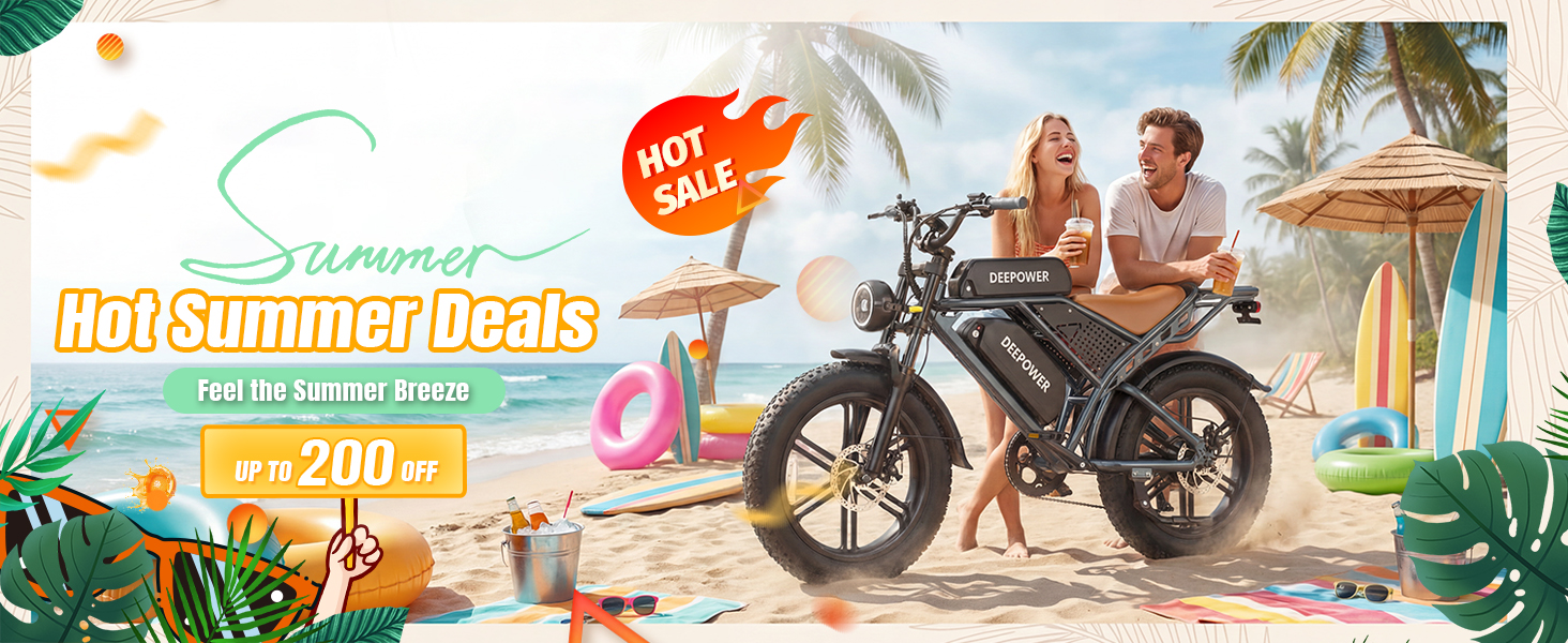 Amazon.com: DEEPOWER QS7 Electric Bike for Adults, 2000W Peak