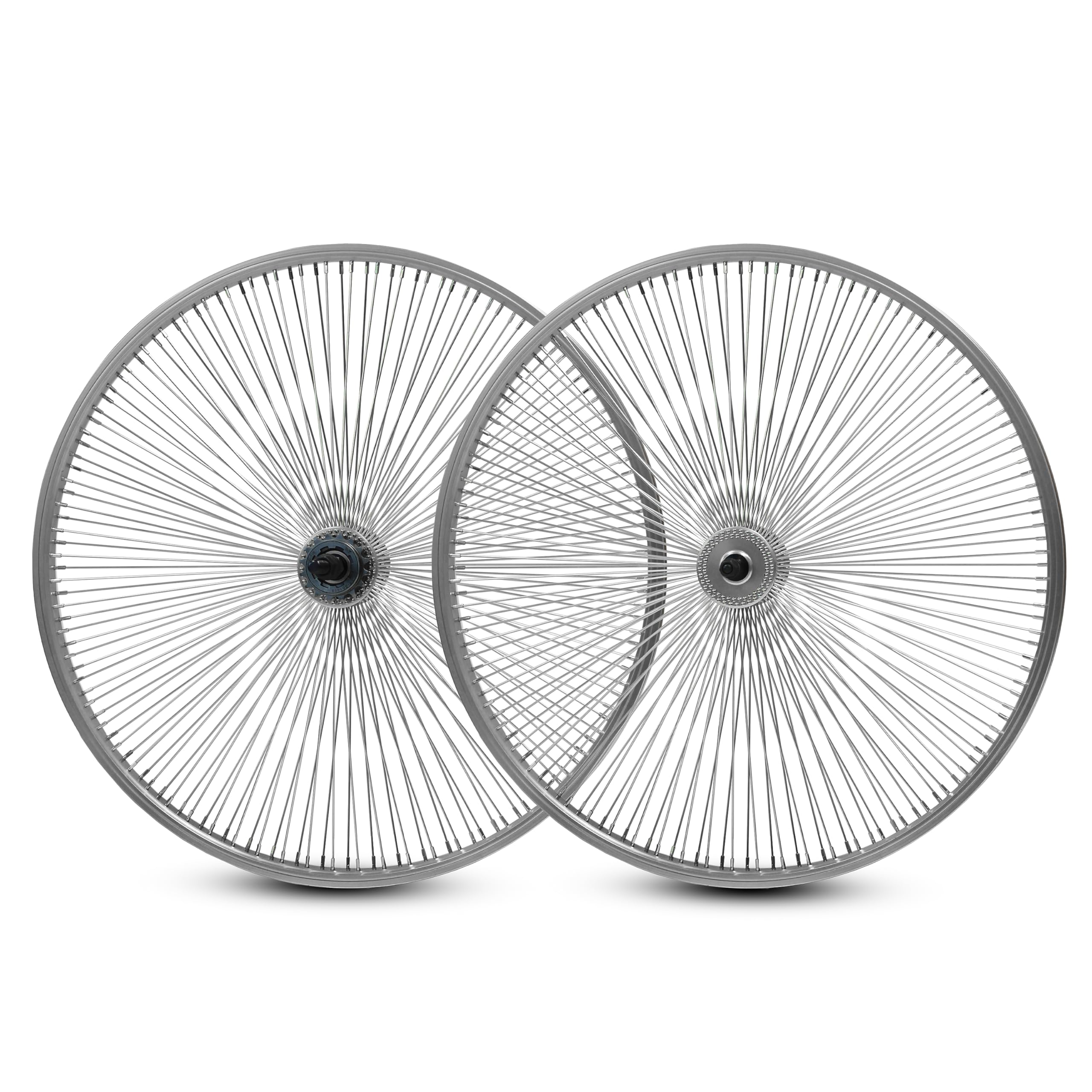 Throne Cycles Wheelset – 29” & XL 27.5” in Regular and 144 Styles. Some Have a disc hub Setup, While Others are Designed for V-Brakes. (Chrome Done, 29