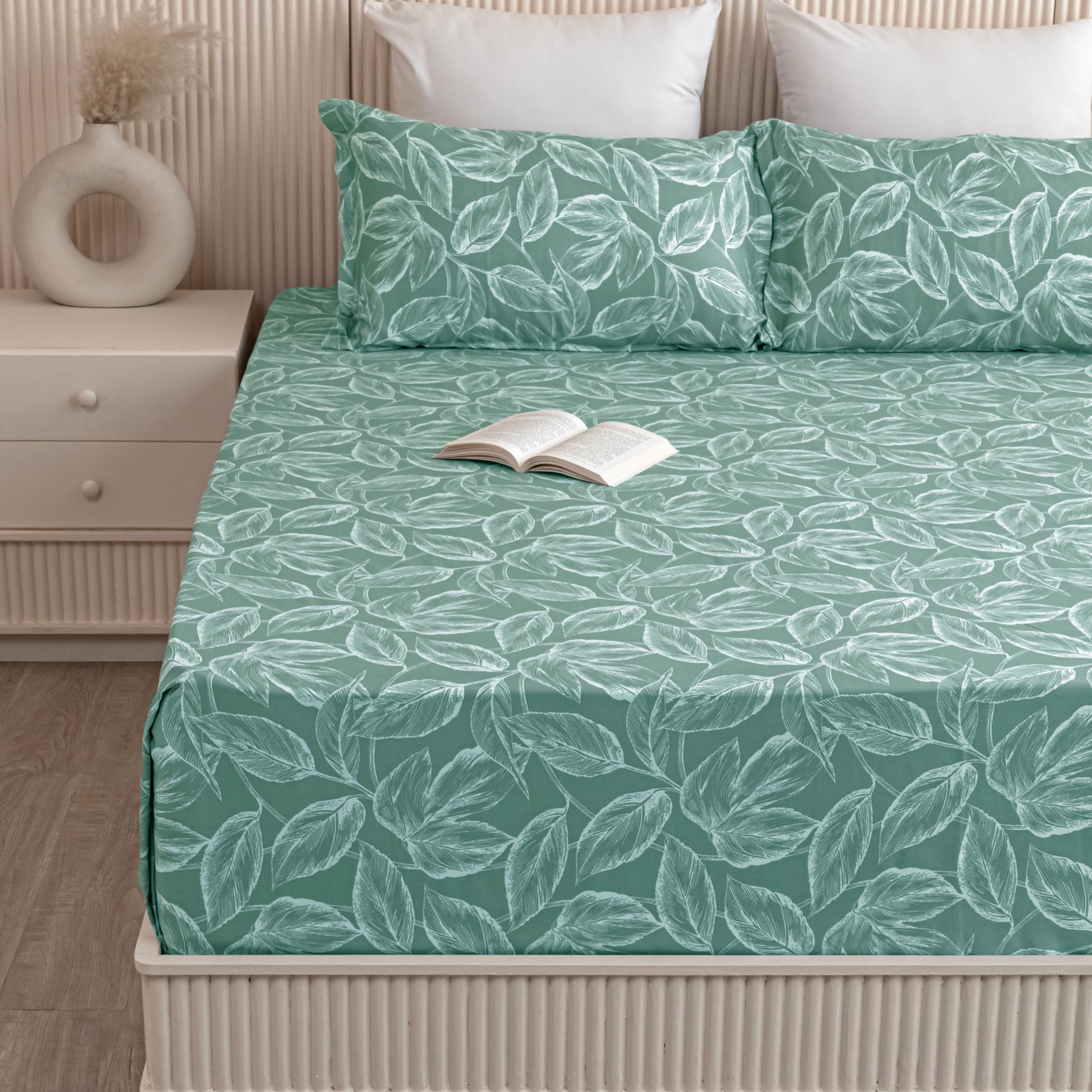 Customize Golden Cotton Fitted Bedsheet - Soft & Stylish -15 Customize Golden Cotton Fitted Bedsheet - Soft & Stylish -15