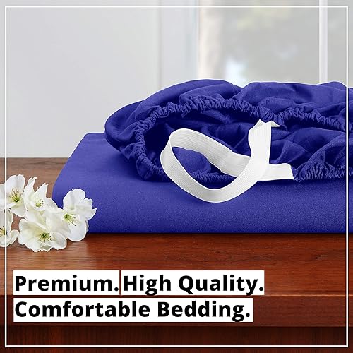 Miniatura 68 de Empyrean Bedding Sábanas de cama para King – Sábanas bajeras de 14 a 16 pulgadas – Sábana bajera de bolsillo profundo tamaño King – Sábana bajera 13