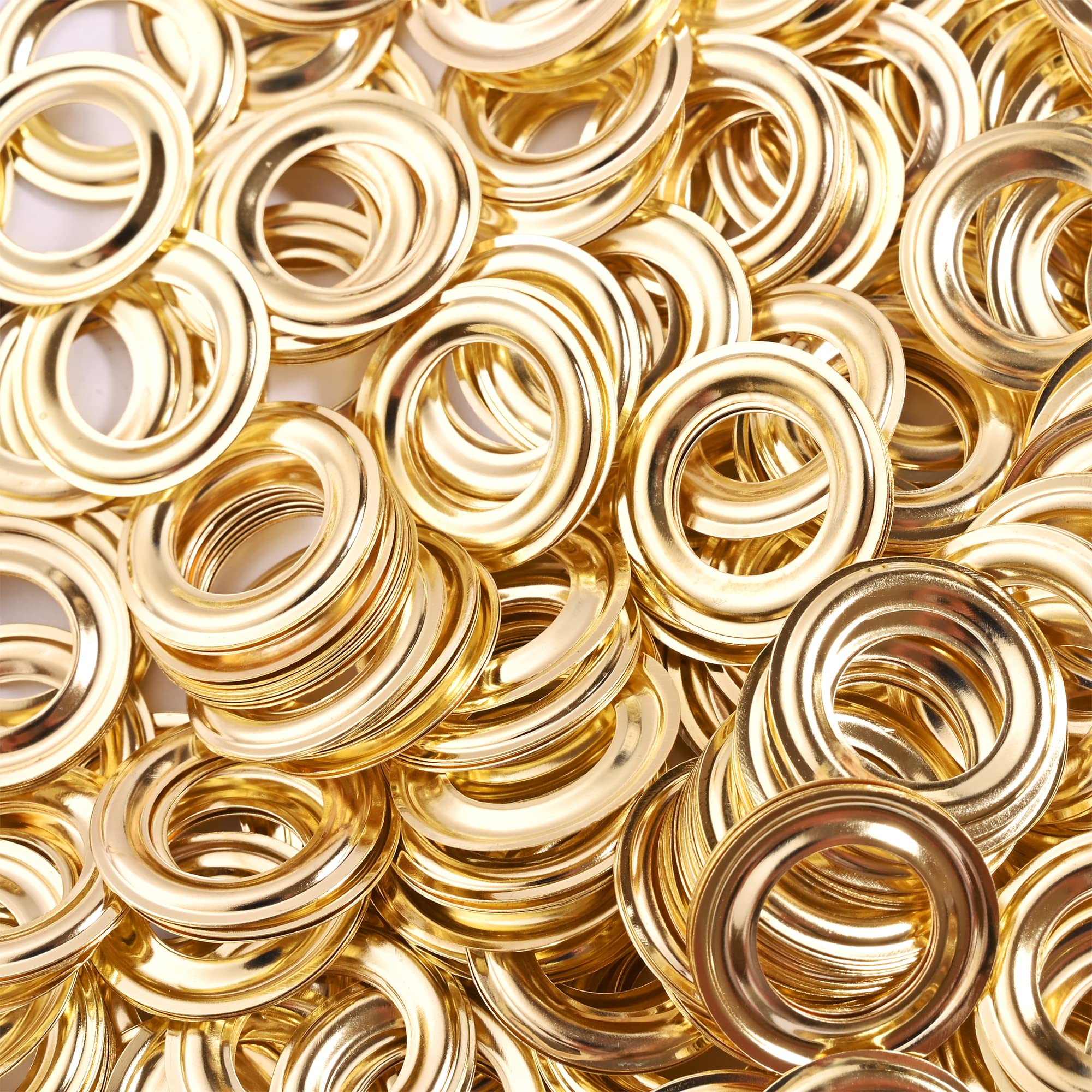 Gold Grommets 1000pcs - Durable Washers & Grommets Kit -5 Gold Grommets 1000pcs - Durable Washers & Grommets Kit -5