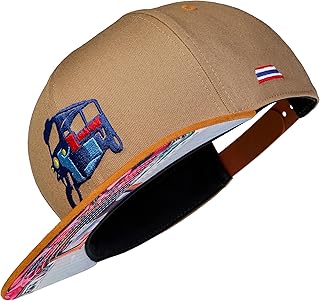 Sponsored You’re seeing this ad based on the product’s relevance to your search query.Learn more about this advertisement Cadency Snapback Caps Men's Tuk Tuk Baseball Cap, Straight Peak, Premium Quality, 100% Cotton, Durable, One Size, Women, Unisex, Khaki, Adjustable Size
