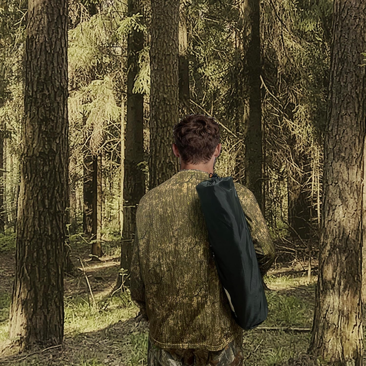 Hunting Blind for Turkey, 3-Panel See-Through Turkey Blind, Full 360° Visibility Pop Up Ground Blind - Image 3