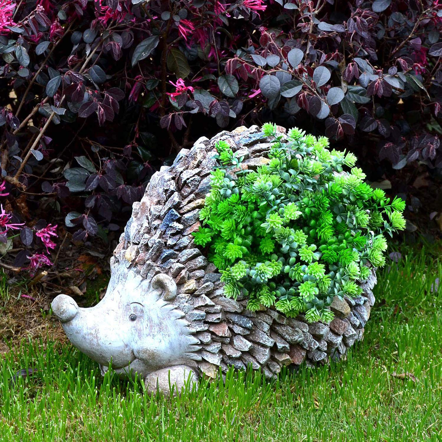 Amazon | ジューシーなフラワープランターポット愛ハート彫刻と形の