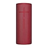 Boom 3 Wireless Bluetooth Speaker, Bold Sound + Deep Bass, Bluetooth, Magic Button, Waterproof, 15 Hours Battery, Range of 150 ft, Sunset Red
