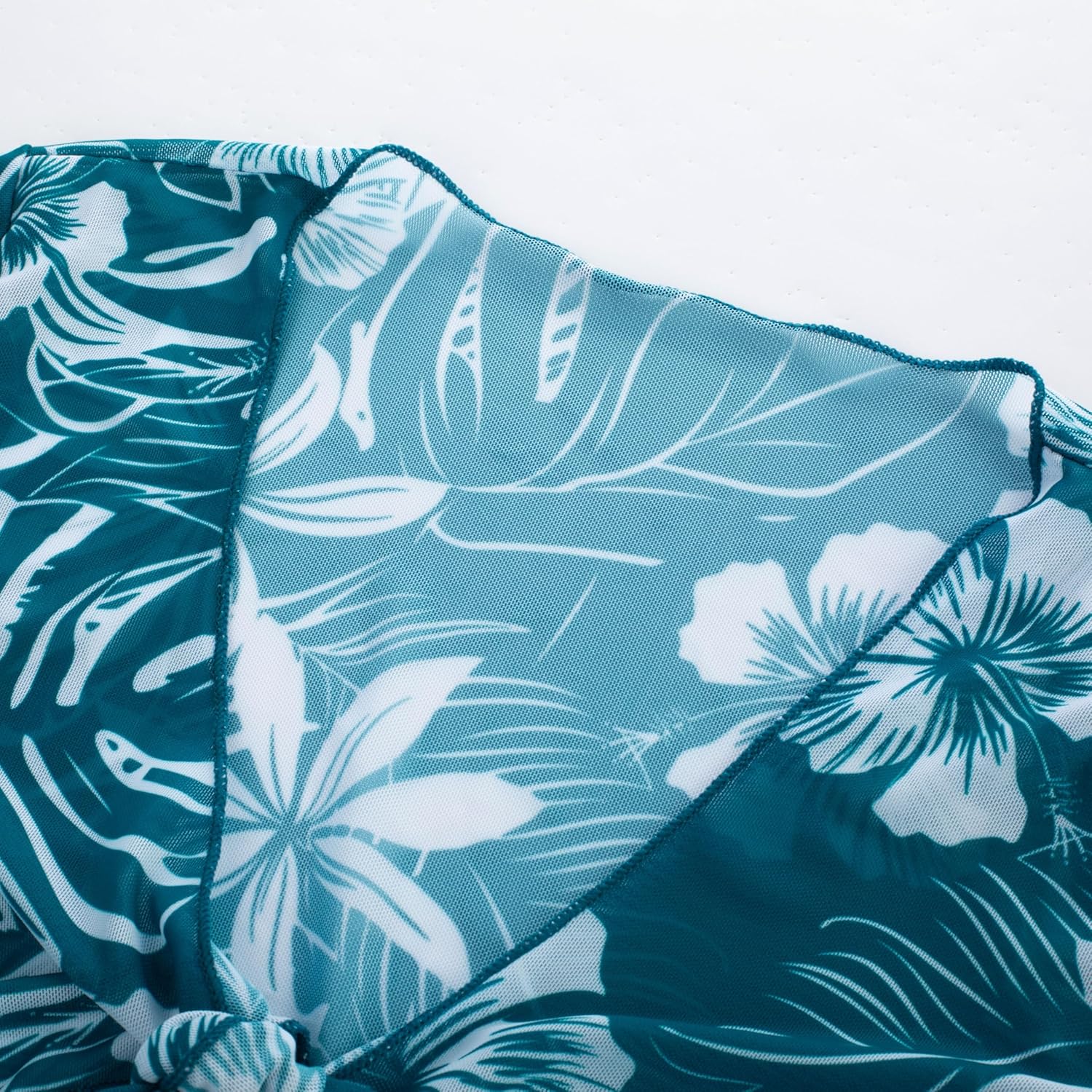 GRACE KARIN Teen Girls Bathing Suits Kids 4 Piece Long Sleeve Swimsuit Kimono Up Pants Bikini Tankini Set Swimwear - Image 8