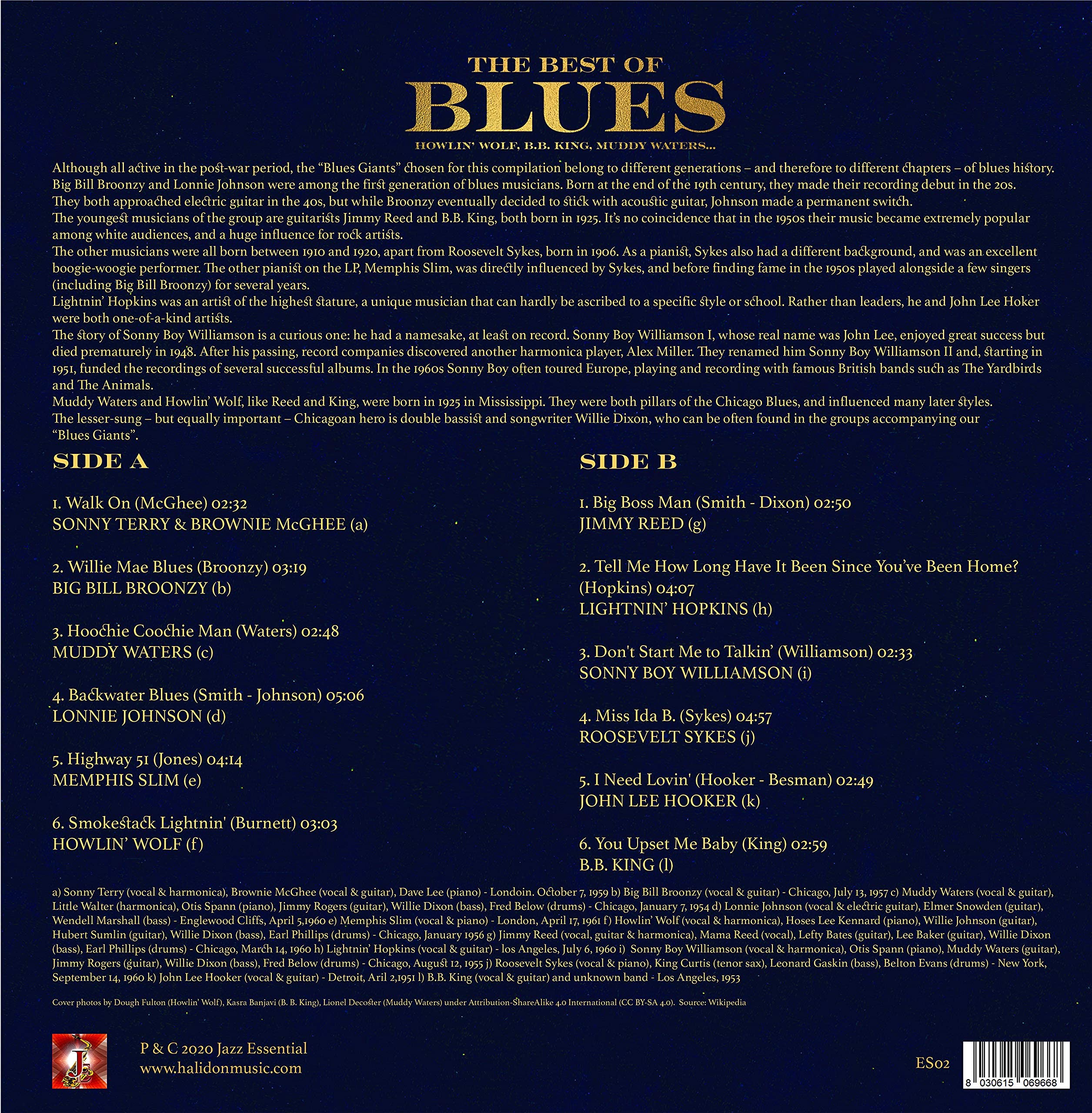 4 Vinili - The Best Of Blues, Swing & Jazz, Bebop, Vocal Jazz