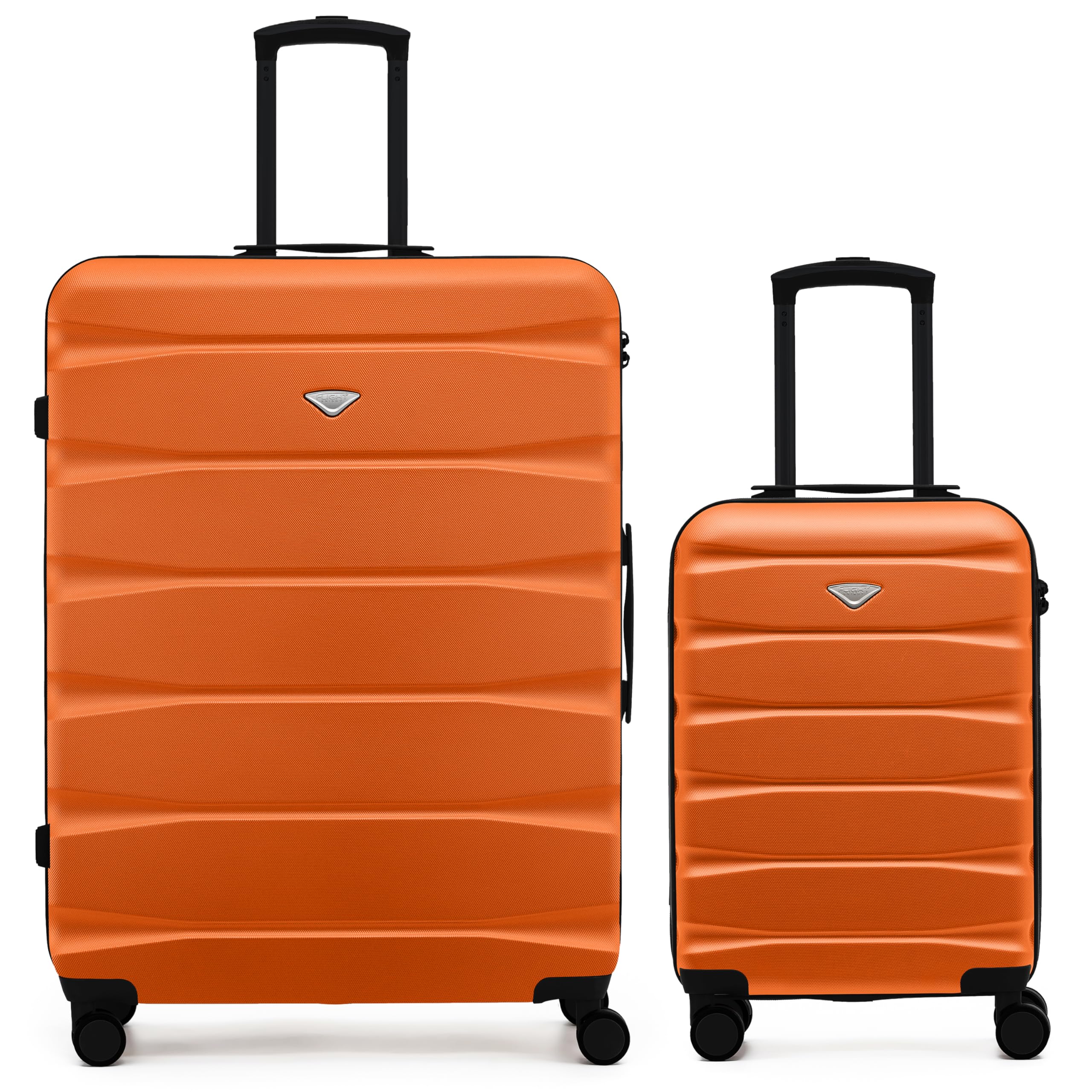 Flight Knight Underseat Cabin Suitcase 45x36x20cm | Free Hand Luggage for EasyJet & Wizz Air | Lightweight ABS Hard Shell with 8 Silent-Glide Spinner Wheels | Max Space Travel Bag — view 183