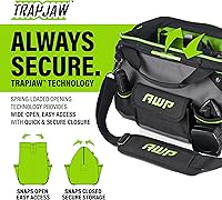 Vista 4 de Bolsas de herramientas AWP, bolsa de herramientas premium, negra, bolsa de herramientas duradera, para profesionales y contratistas