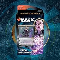 Vista 5 de Magic The Gathering Liliana Death Mage Planeswalker Deck Juego básico 2021 (M21) Baraja de inicio de 60 cartas