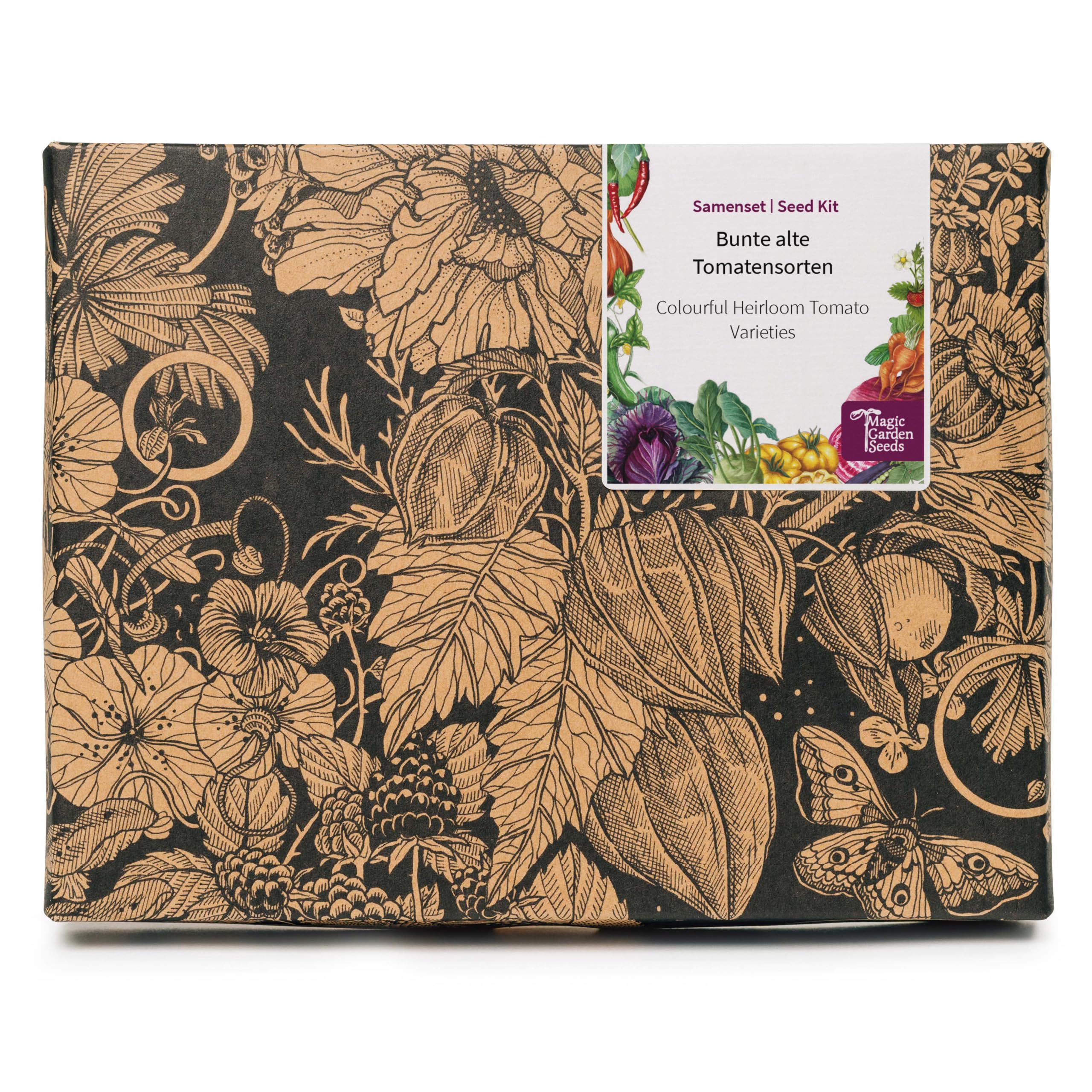 Old Colourful Tomato Varieties - Seed Kit Gift Box with 5 Varieties in Many Colours & Shapes