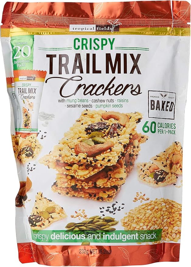 In Season Snacks Crispy Trail Mix Crackers 20 Pack (232g), 8.2 Amazon