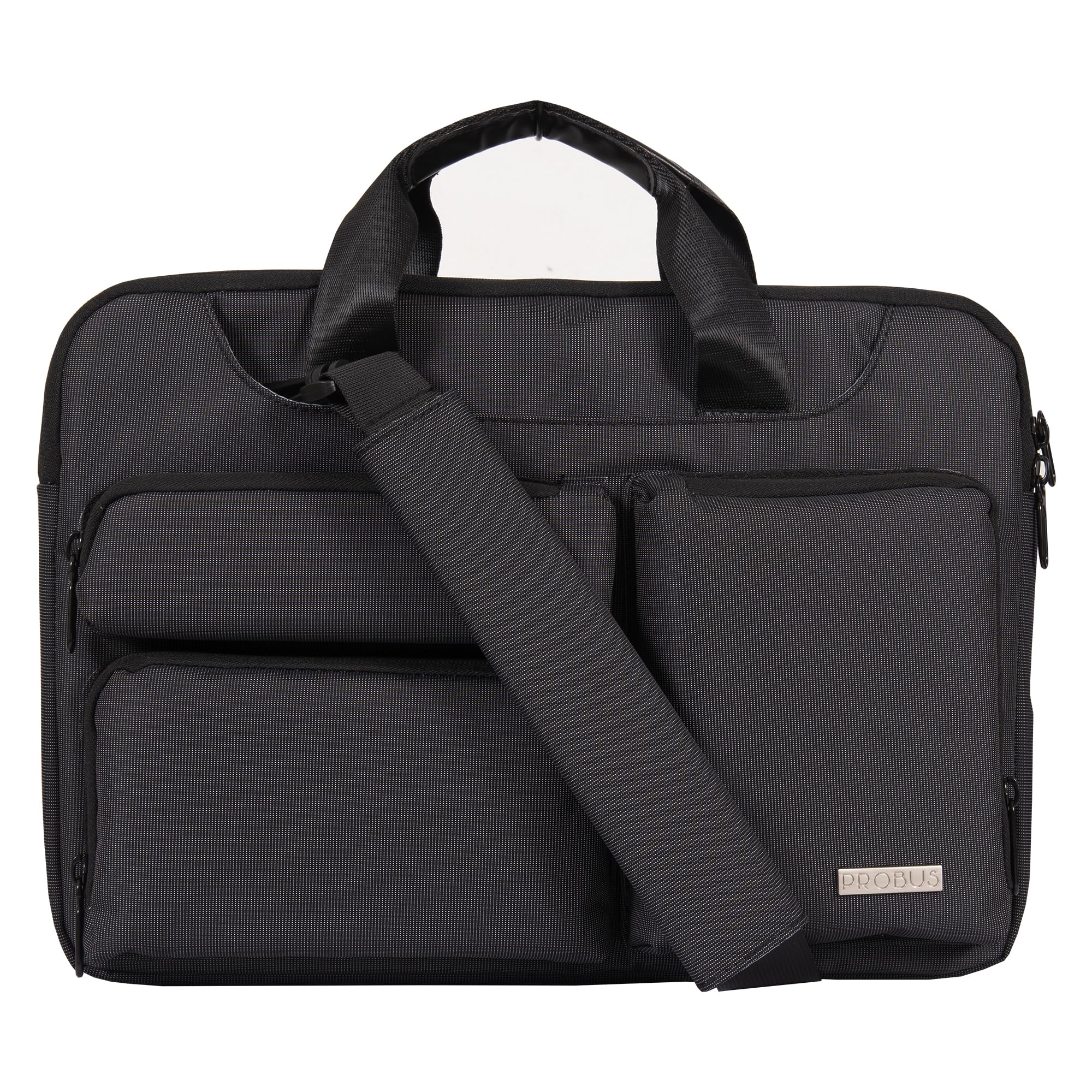 Probus Sleeve Case Cover Office Bag,Detachable Shoulder Strap, Waterproof, Shockproof, Carry Handle with Spacious Pockets, For Men & Women, Grey (B0CK5TSVH7) Amazon Price History, Amazon Price Tracker