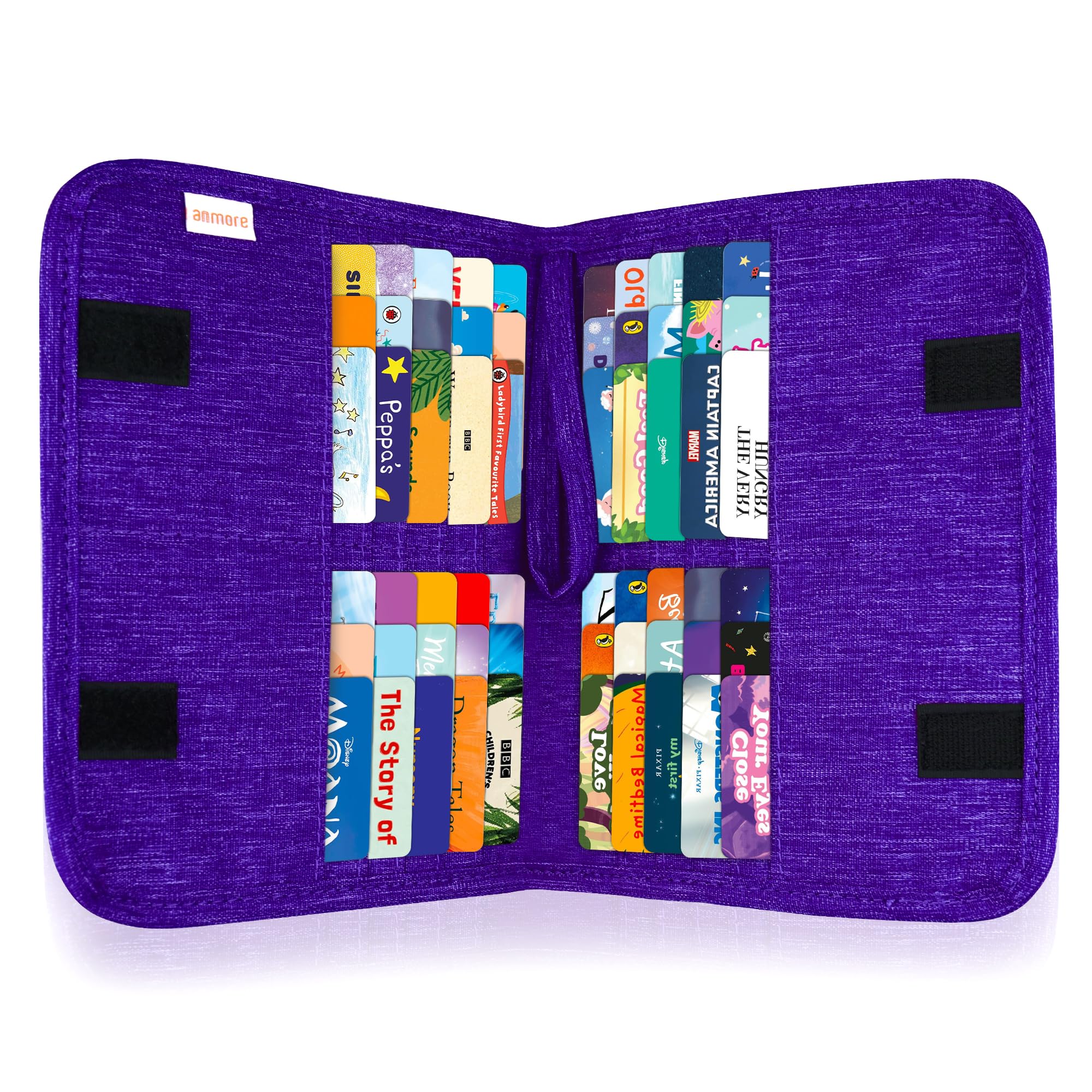 Amazon.com: Card Holder for Yoto Cards, 20 Pockets for up to 60 Cards,  Portable Trading Card Folders, compatible with Pokemon cards, Purple : Toys  & Games