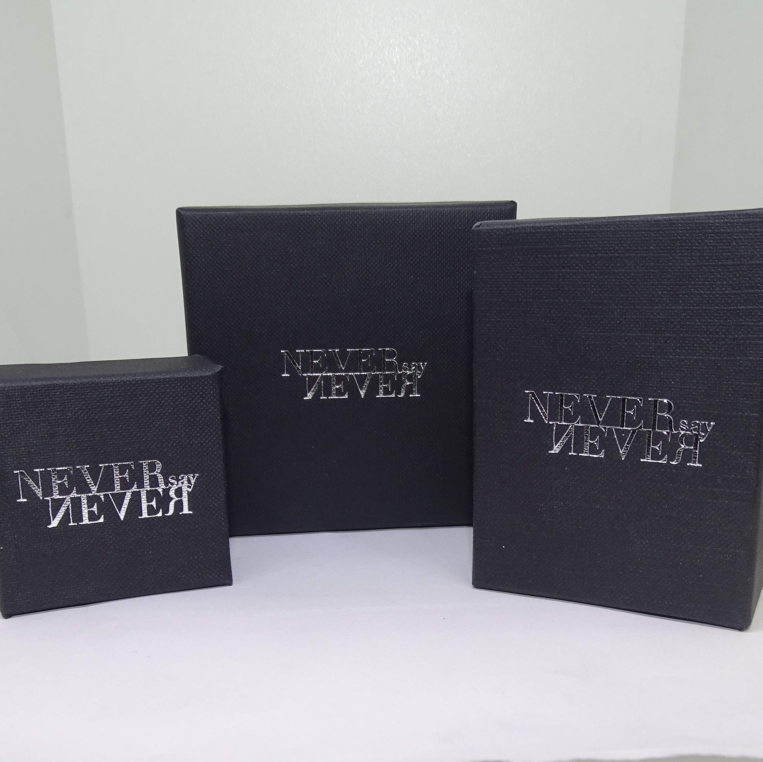 Never say Never Catena in oro giallo 18 carati per uomo o donna modello 3 x 1 di 3 mm di larghezza per 60 cm di lunghezza. 5,00 g di oro 18 carati., cm, Oro, Non Applicabile