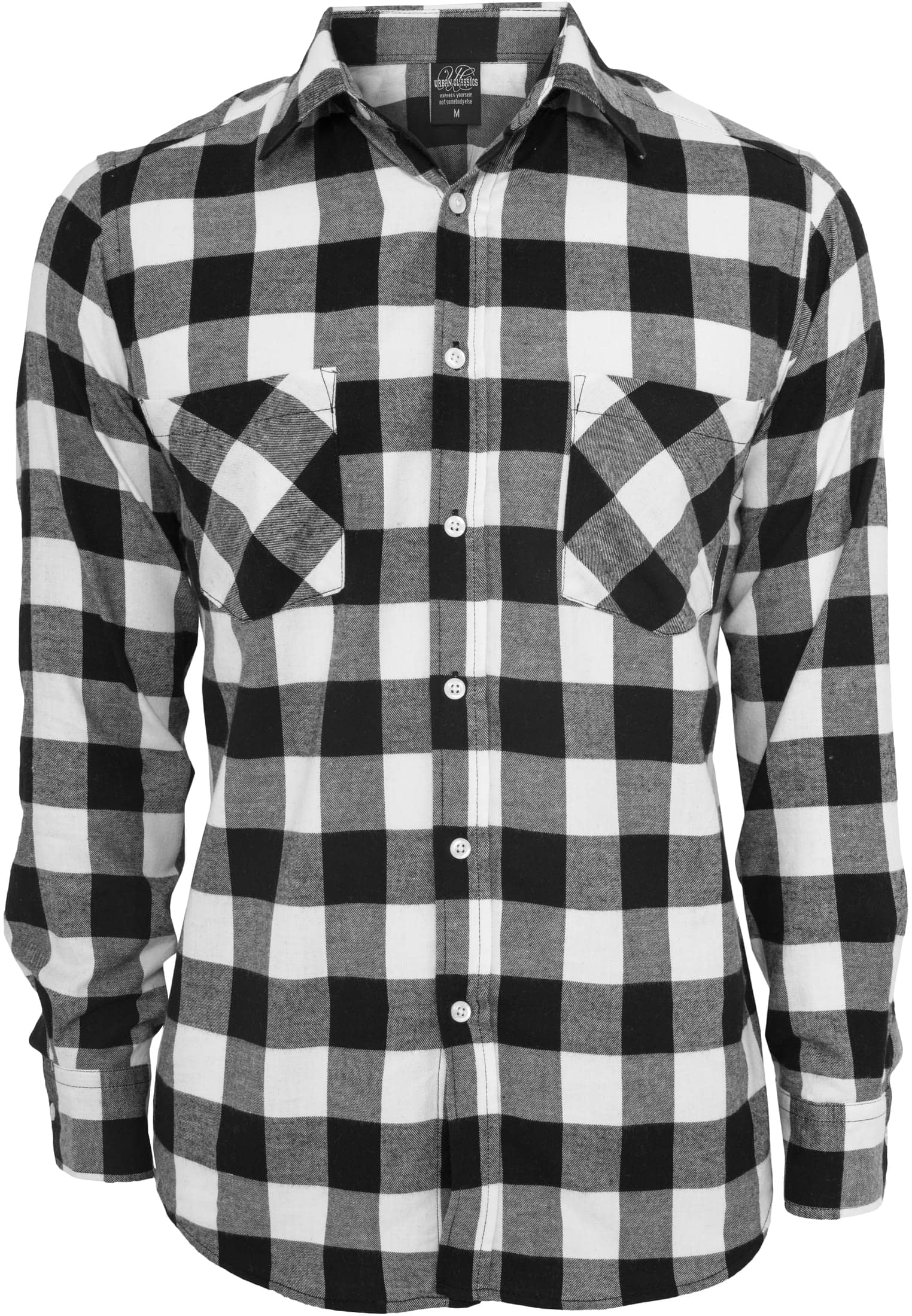 Urban Classics Herren Checked Flanell Shirt