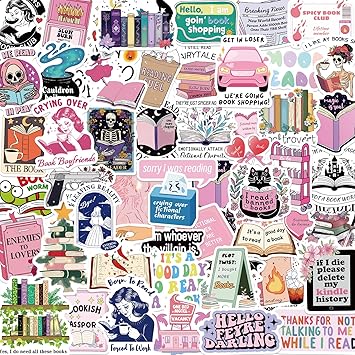 200 PCS Book Stickers for Kindle