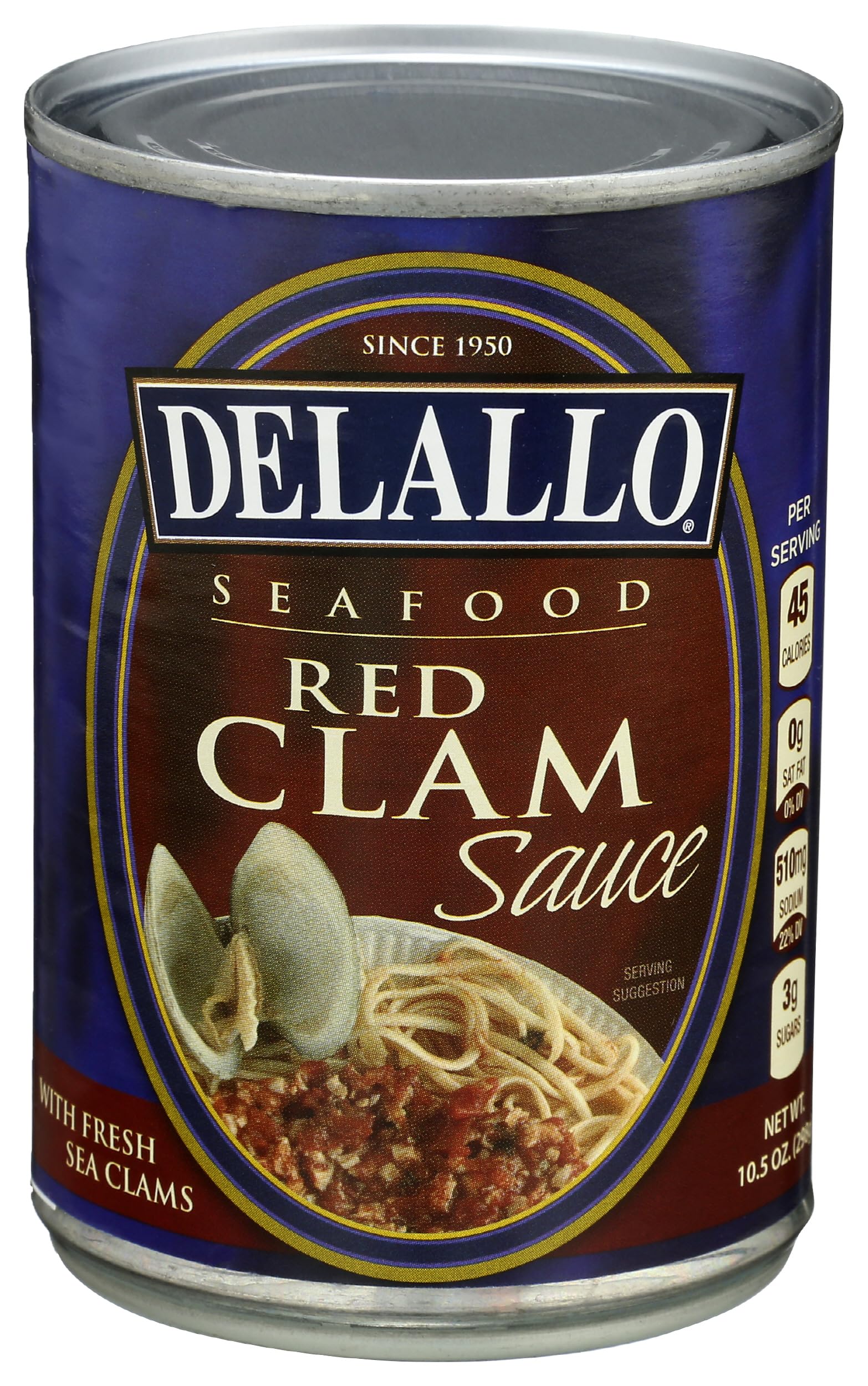 DELALLO Red Clam Sauce, 10.5 OZ