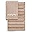 Cosy Family 10 Pack Makeup Remover Wash Cloths - Soft Microfiber Fingertip Facial Cleansing Cloths for Hand and Make Up, 12 x 12 in, Brown