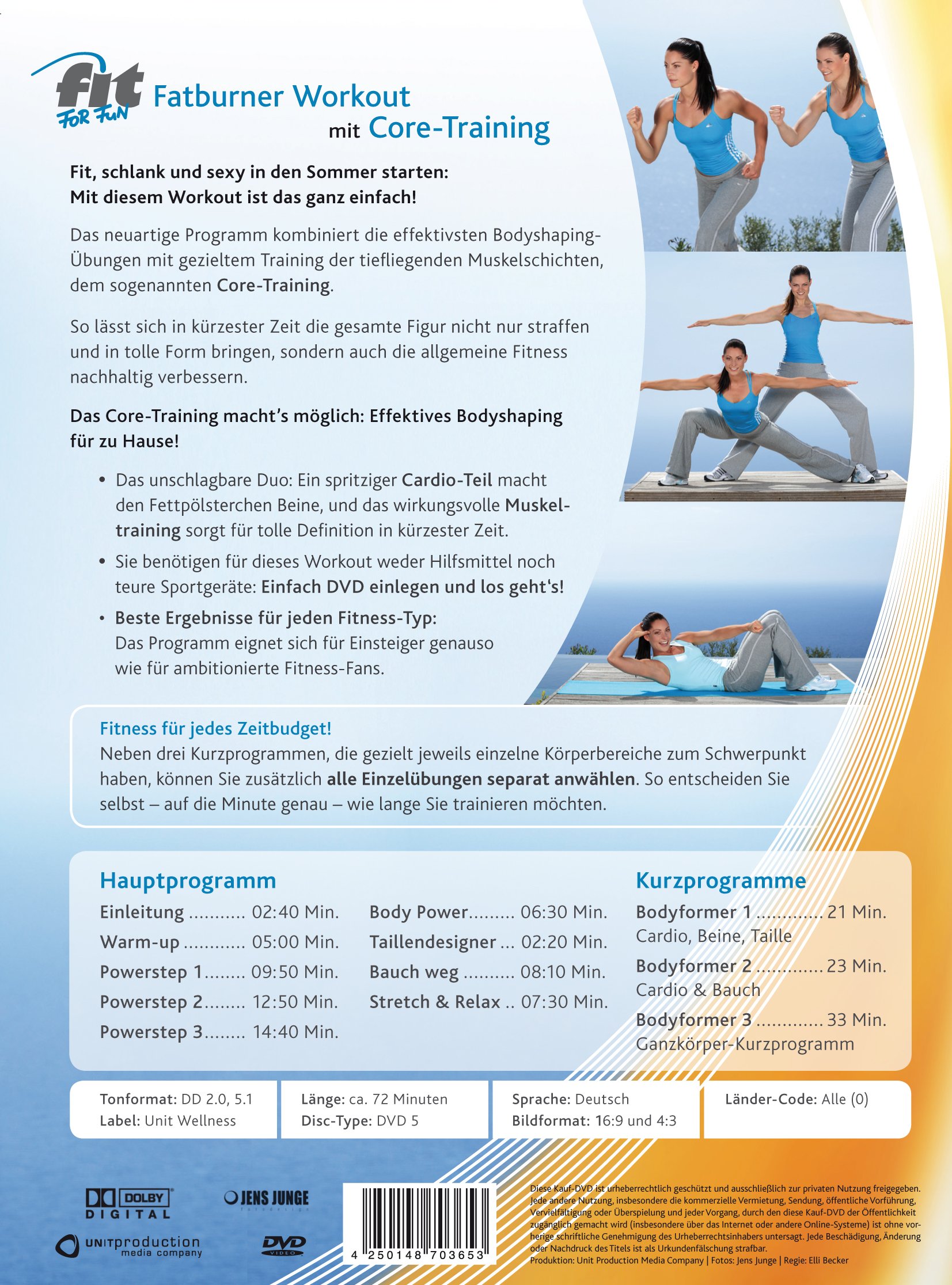 Fit for Fun Fatburner-Workout Core-Training