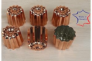 1.75 Inch Copper Canele Molds from Bordeaux: A Journey to French Pastries