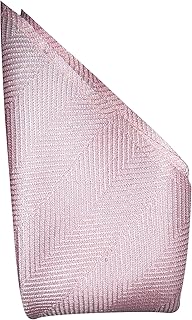 Hush Pink Herringbone Silk Handkerchief - Full-Sized 16