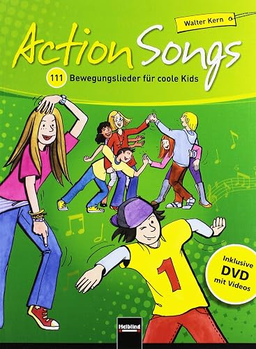 Action Songs, ermässigtes Paketangebot: Buch + 2 Audio-CDs: 111 Bewegungslieder für coole Kids. Inklusive DVD mit Videos