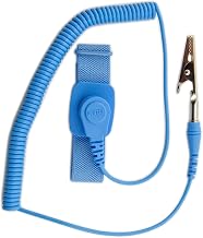 EX ELECTRONIX EXPRESS Anti-Static Wrist Strap - Adjustable Band, Protects ICs and Other Equipment from Static Discharge, 6' Cord