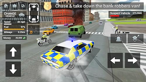 Police Car Driving - Motorbike Riding
