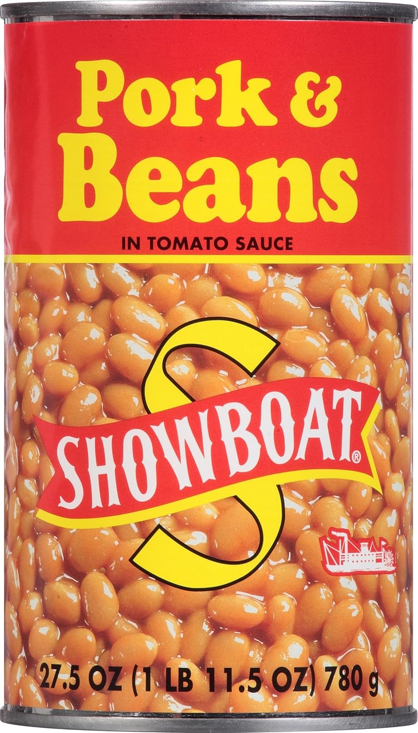 SHOWBOAT Pork & Beans, 15 oz (Pack of 12)