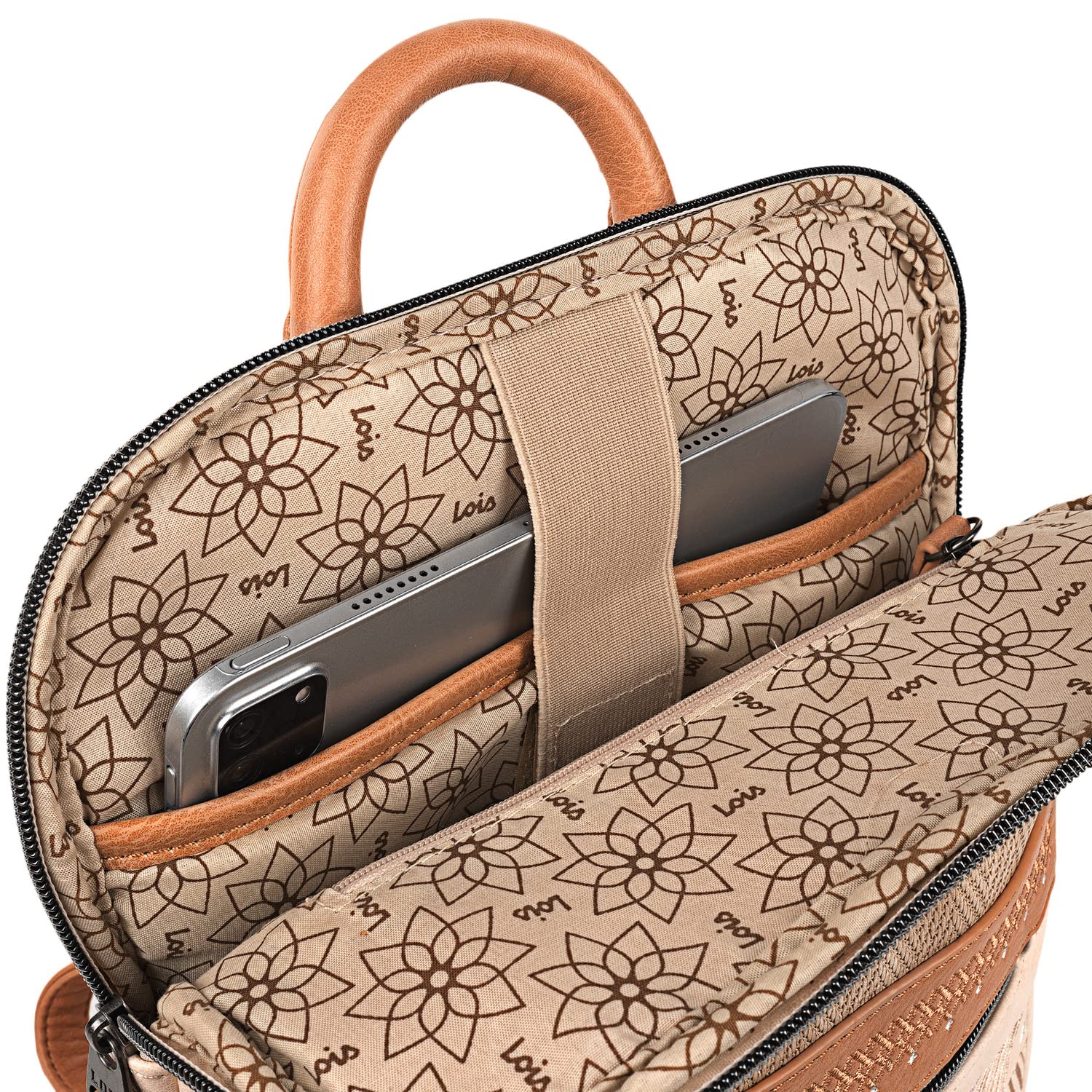 Lois - Bolso Mochila Mujer Elegante Tipo Casual Moderna Para Vestir Mochilas Mujer Estilo Urbano Mochila Negra Mujer Pequeña Ideal Para Uso Diario