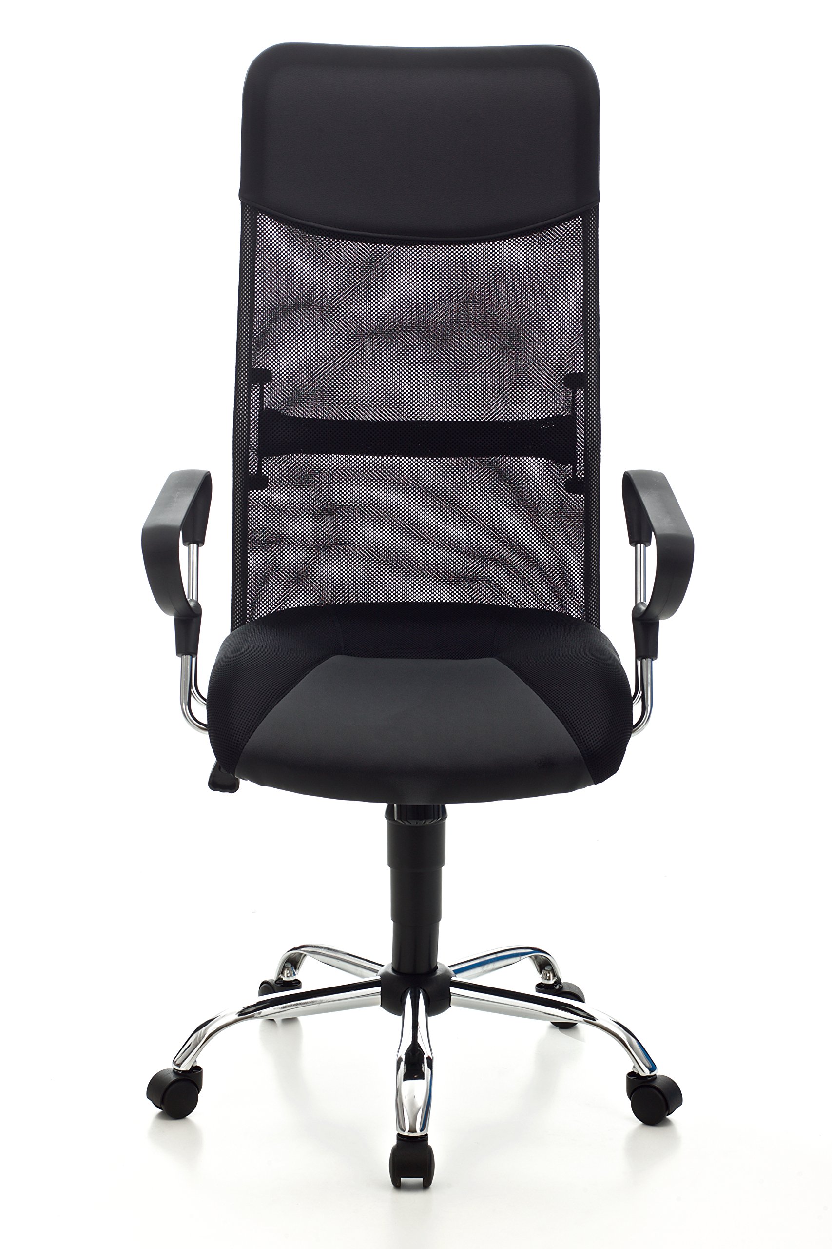 Myoffice Corners Greta Poltrona, Poliuretano, Nera, 62x62x129 cm
