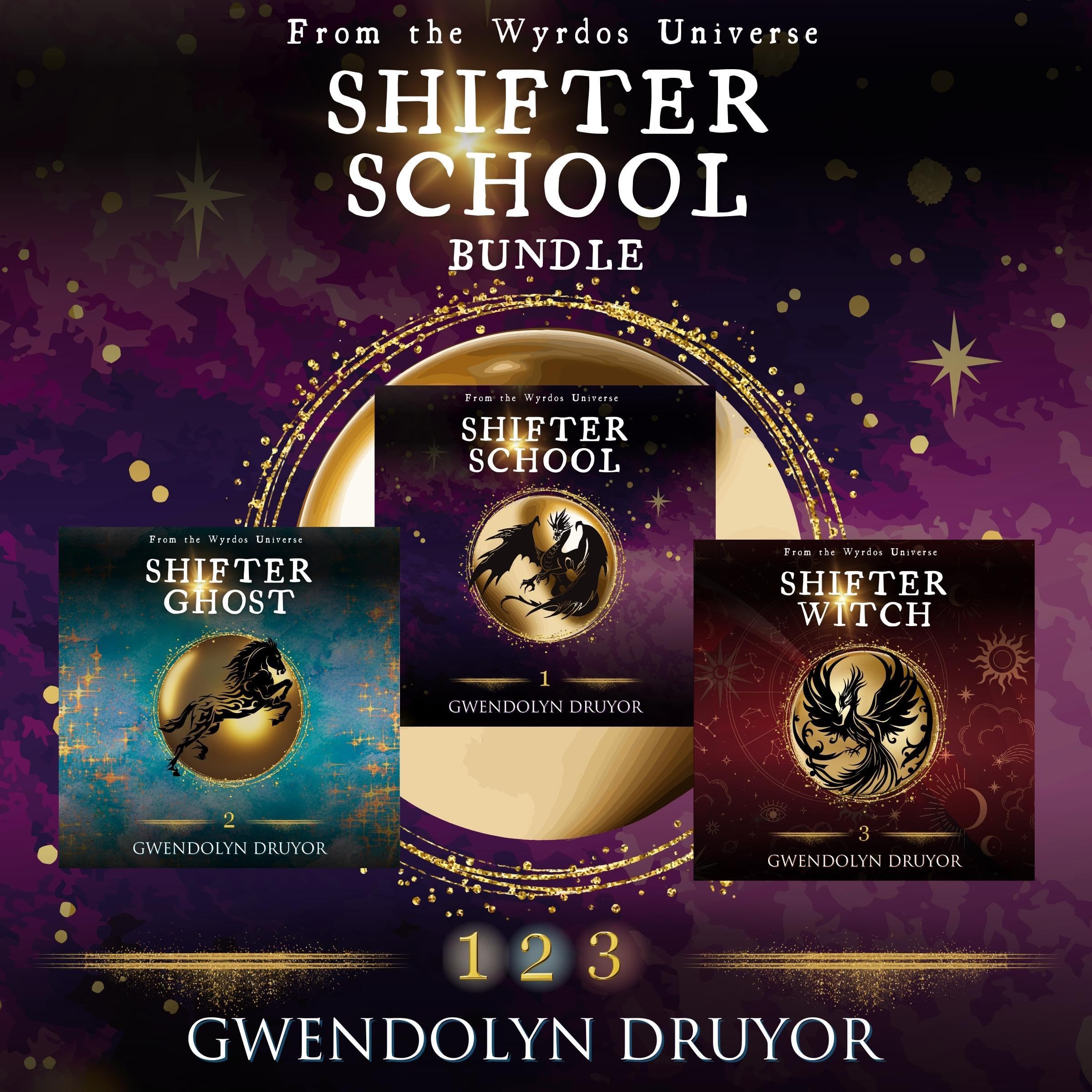Cover art for The Shifter School Series, Books 1-3