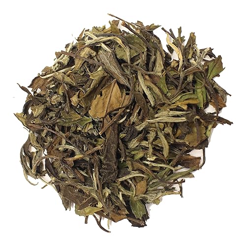 The Tea Farm - Té blanco Shou Mei - Té blanco chino de hojas sueltas (bolsa de 16 onzas)