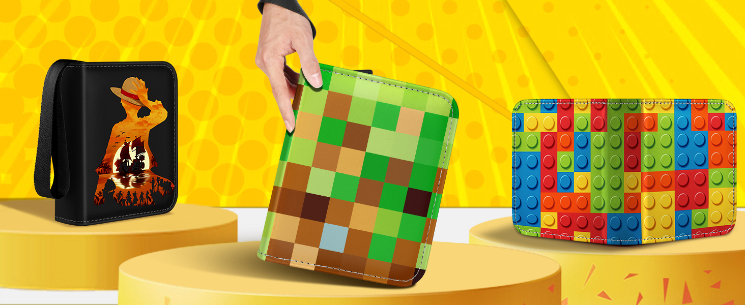 minecraft card binder Amazon.com: Lotadilo for 1 Pocket Card Binder Mini Size for 80 Cards