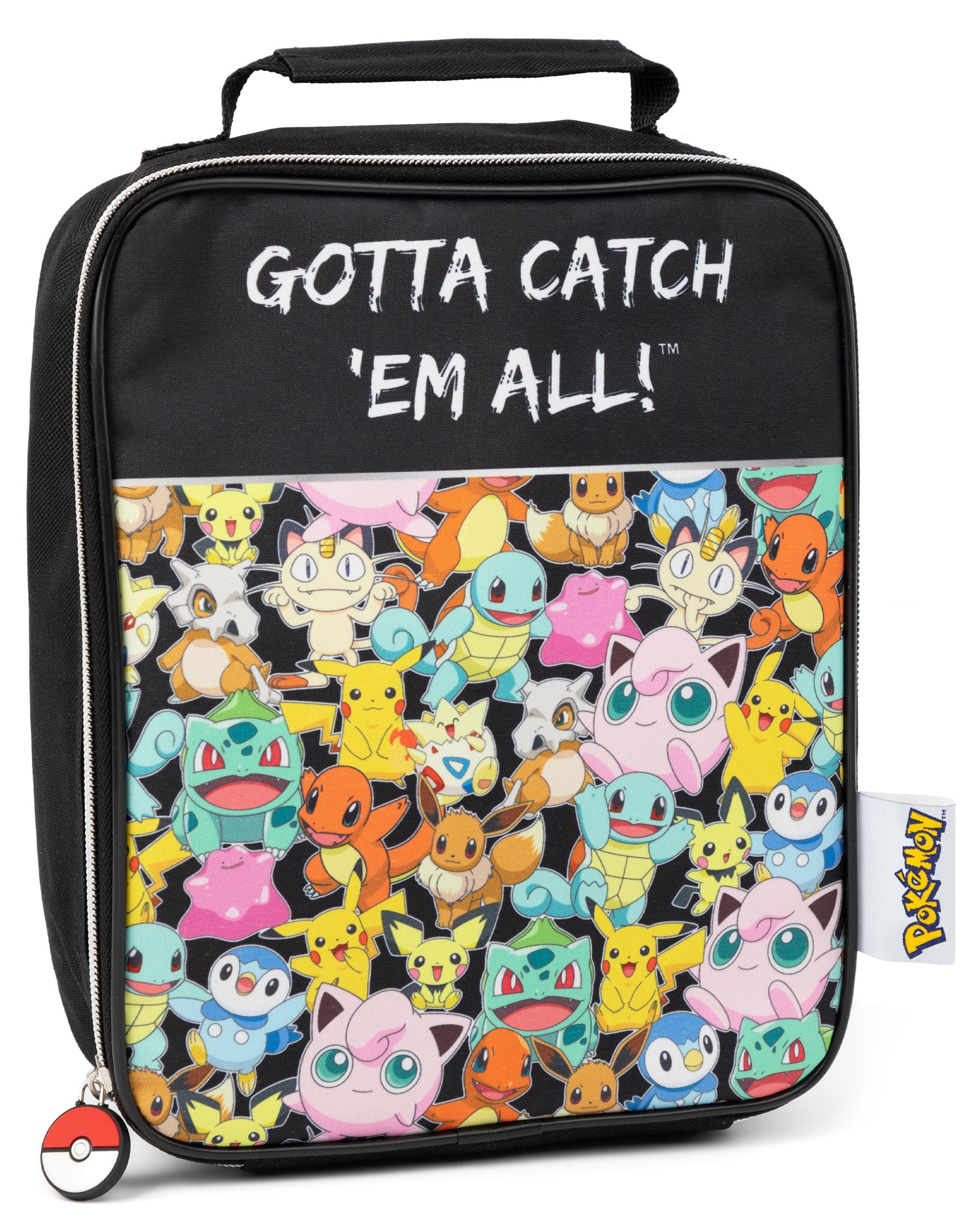 Pokemon Lunch Bag For Kids Boys Girls Characters Gotta Catch Em All Food Container