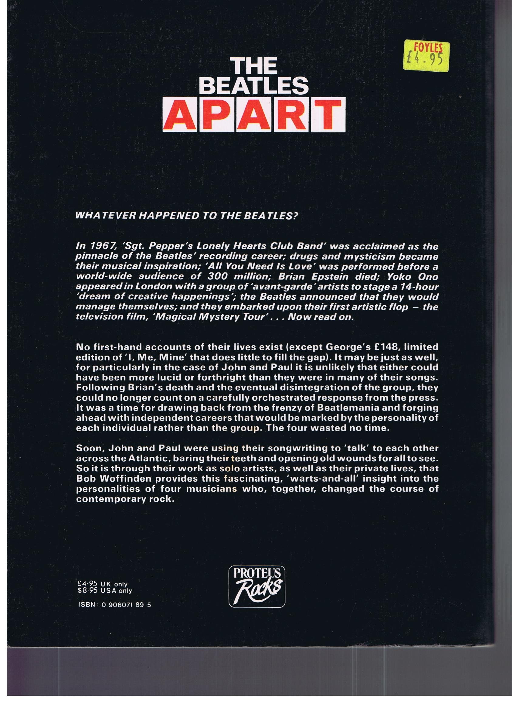 "Beatles" Apart, 1967-80 (Proteus rocks)