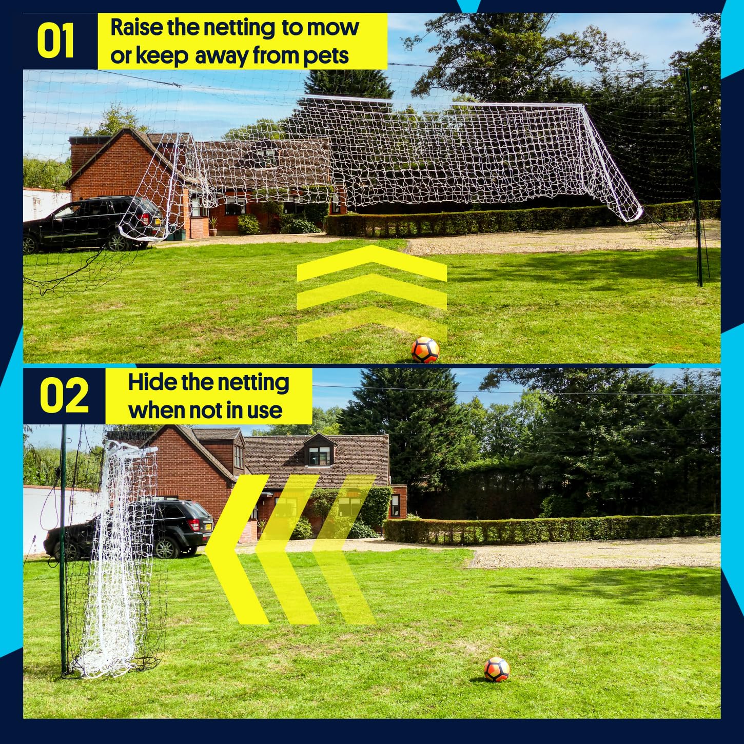 サッカー　ゴール Amazon | Open Goaaal USA サッカーバンドル:大きなゴール