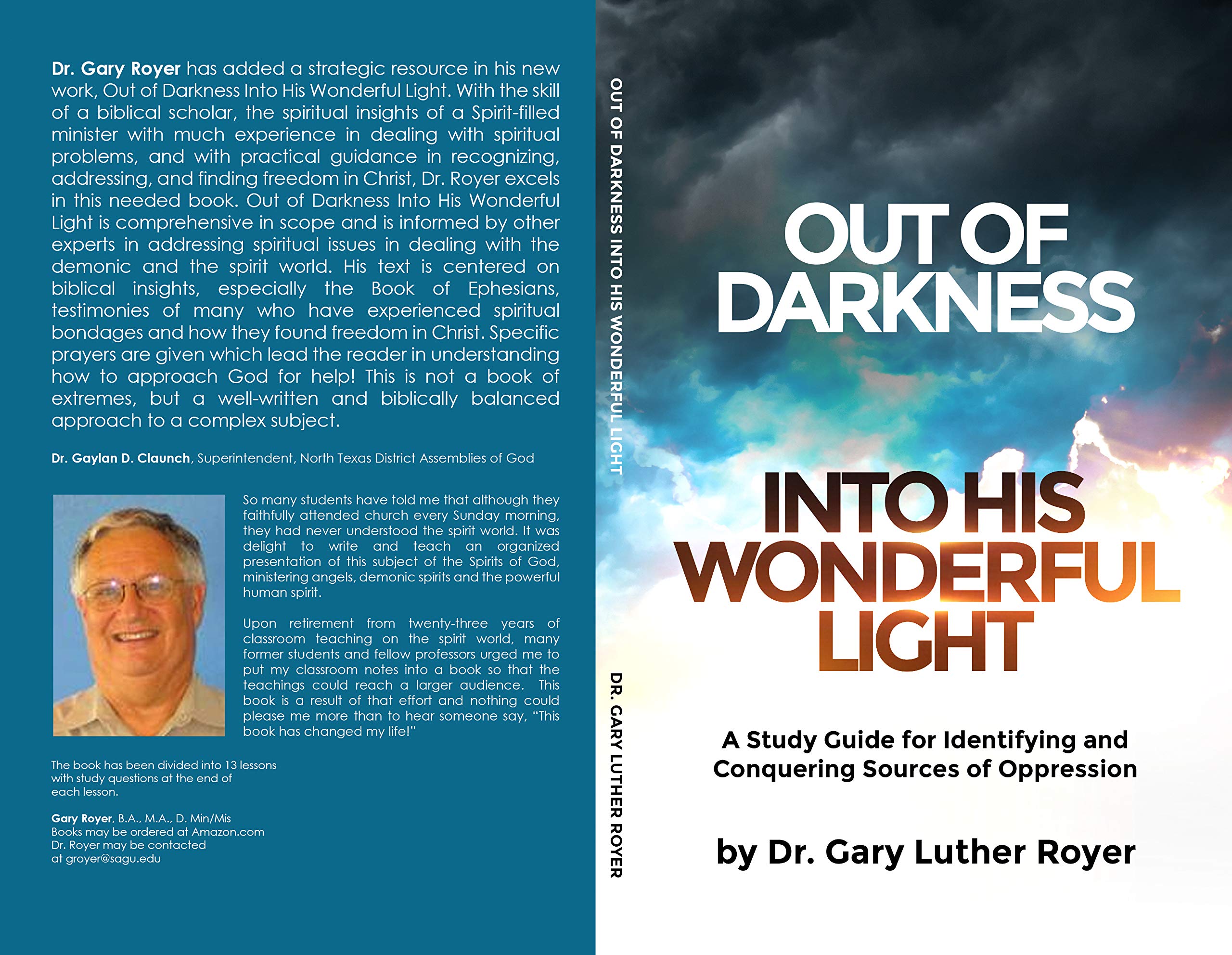 OUT OF DARKNESS INTO HIS WONDERFUL LIGHT: A Study Guide for Identifying and Conquering Sources of Oppression